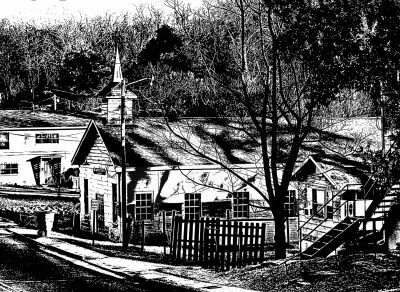 Church with the Red House